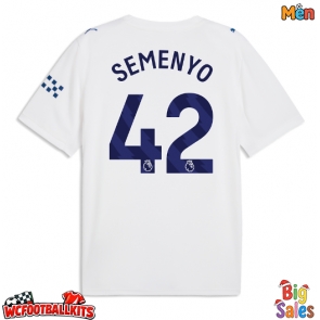 Manchester City Antoine Semenyo #42 Replica Third Stadium Shirt 2026-27 Short Sleeve